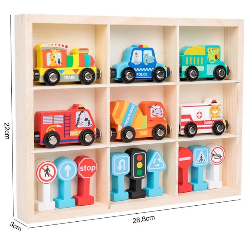 Wooden Magnetic Transport Set