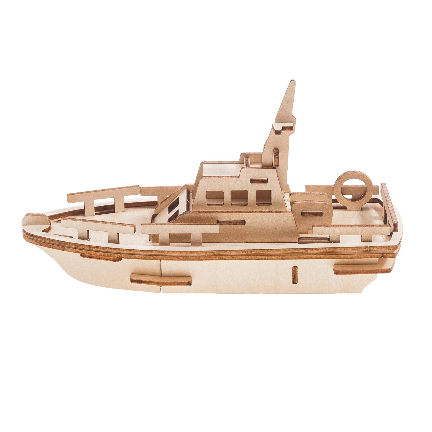 Laser Cut Wooden Puzzle Ship