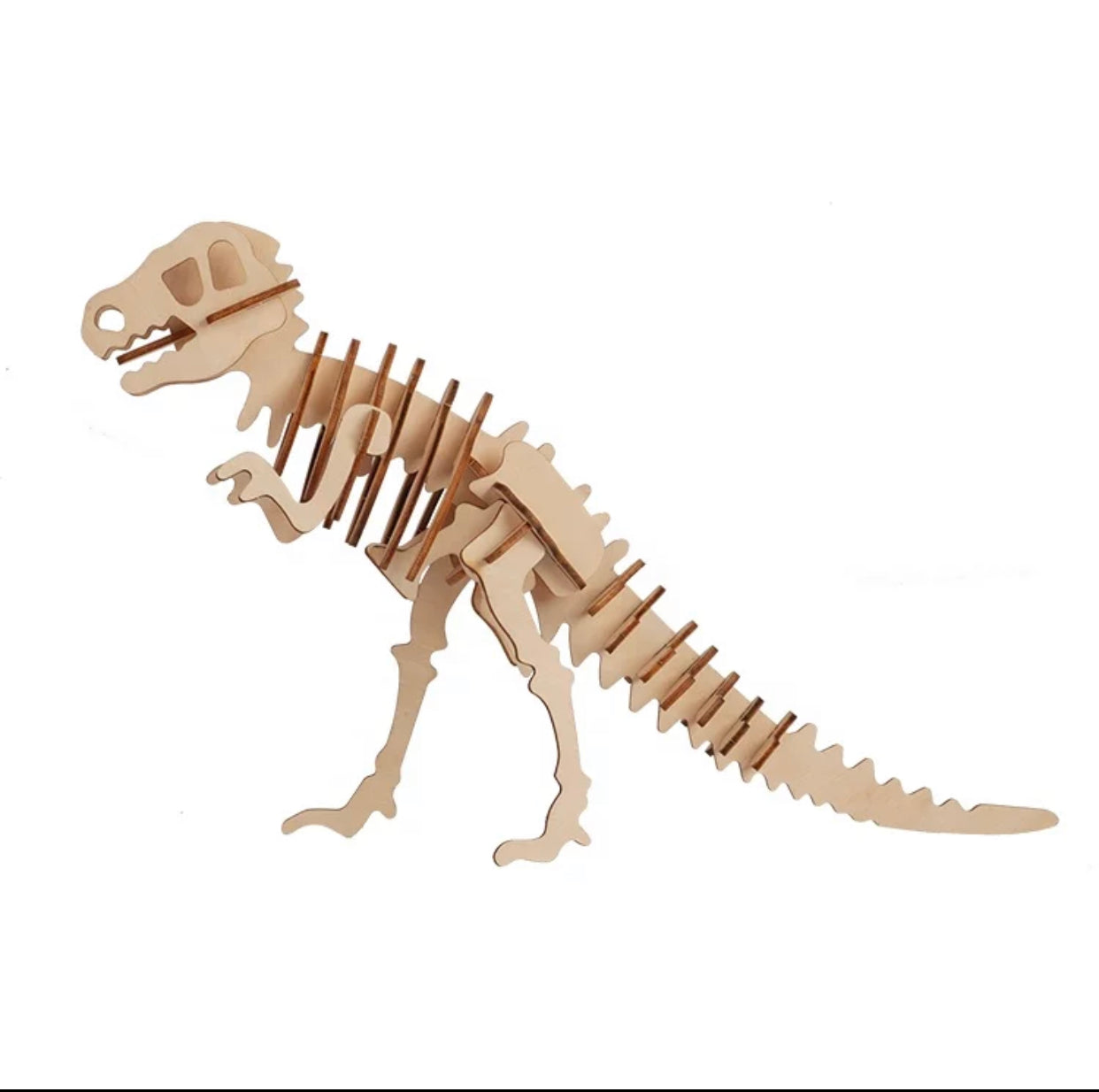 Laser Cut Wooden Puzzle T Rex