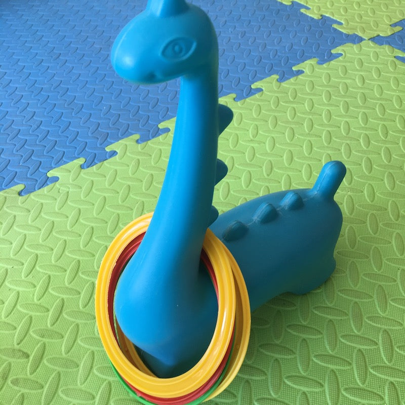 Animal Hoop Blue Dino