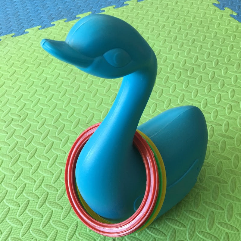 Animal Hoop Blue Swan