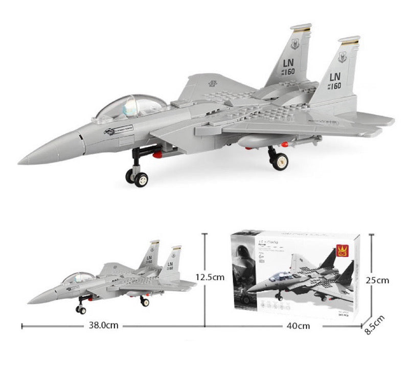 Building Block (Lego Compatible) Fighter Plane