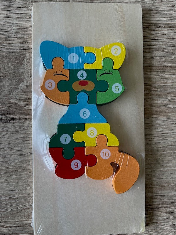 Counting Puzzle Cat