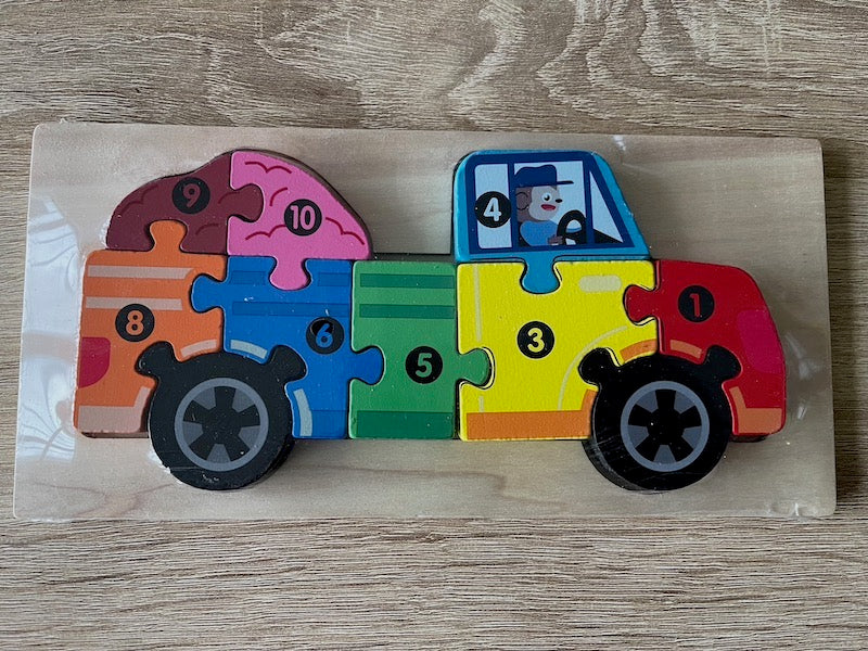 Counting Puzzle Dump Truck