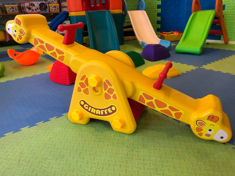 Giraffe Seesaw