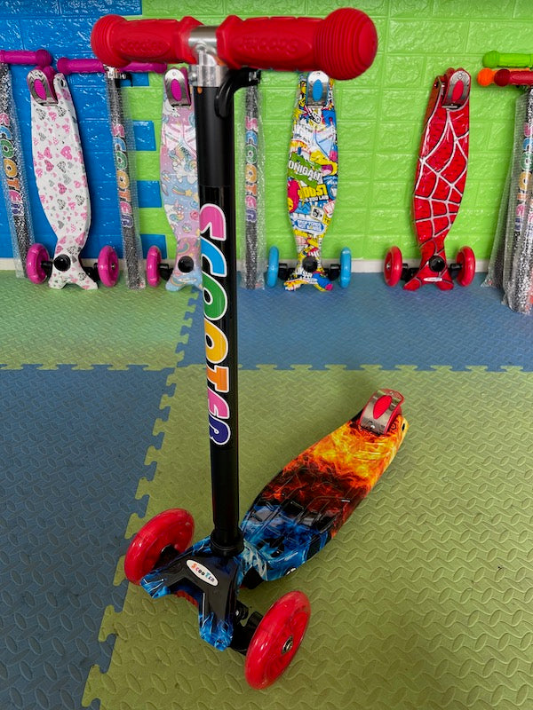 Kids Kick Scooter with LED Wheels