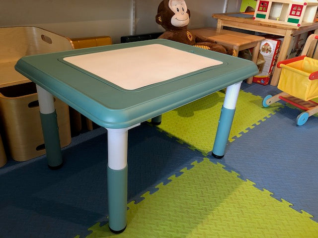 Kids Whiteboard and Storage Table