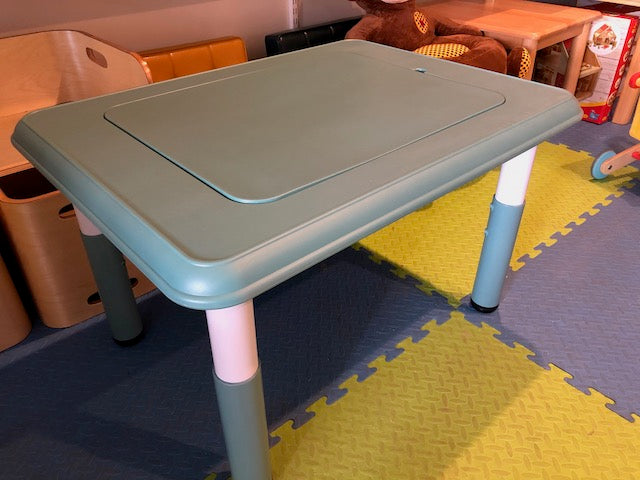 Kids Whiteboard and Storage Table