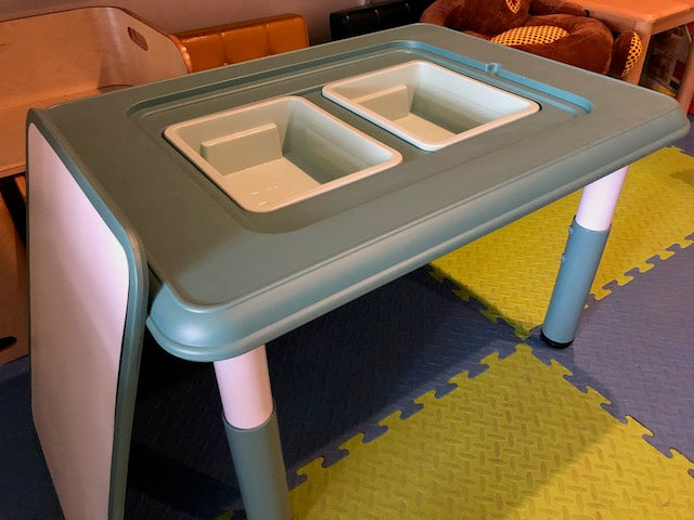 Kids Whiteboard and Storage Table
