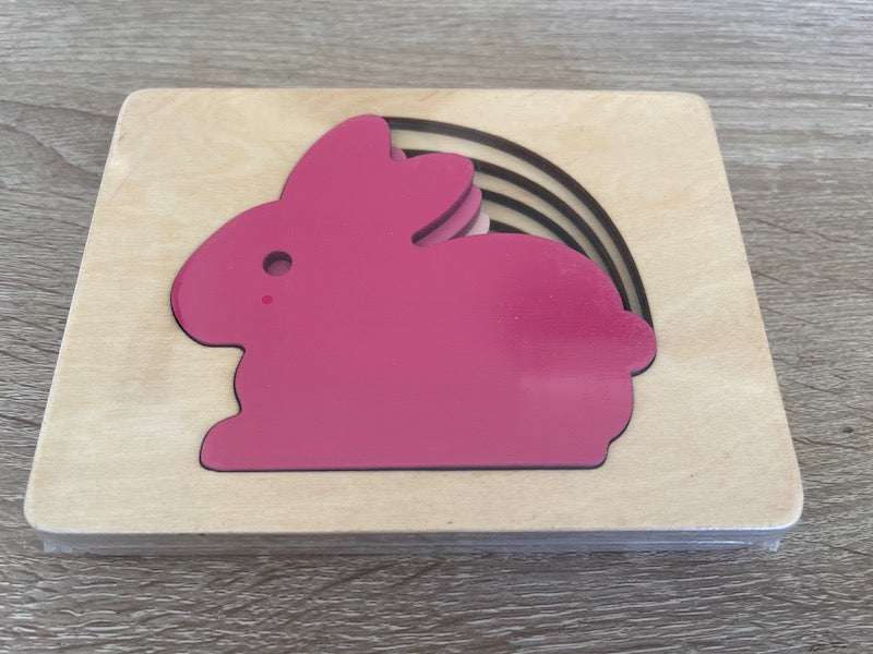 Layered Puzzle Rabbit