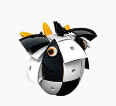 Magnetic creatures black and white