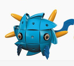 Magnetic creatures blue
