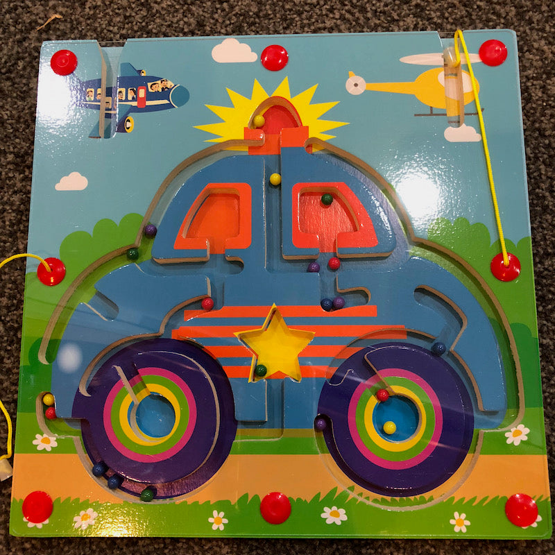 Magnetic Maze police car