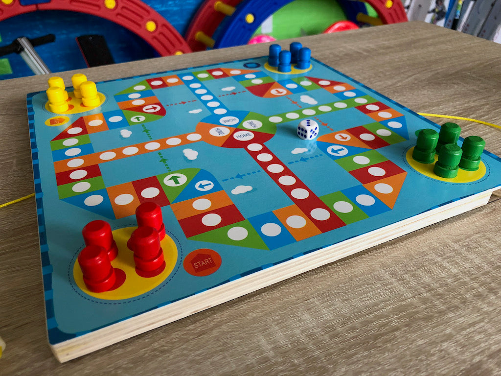 Magnetic maze ludo