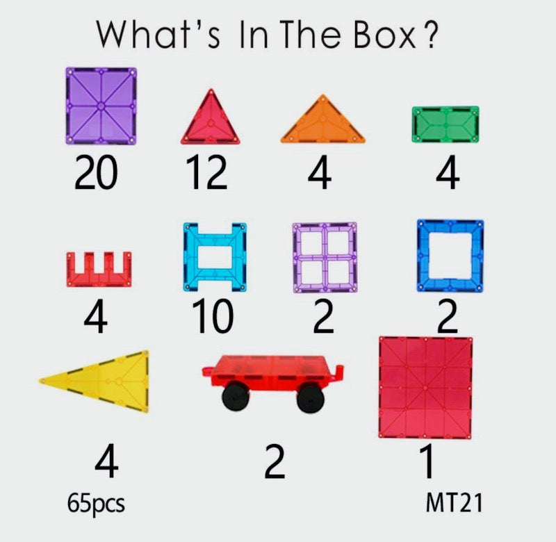Magnetic Tiles 65