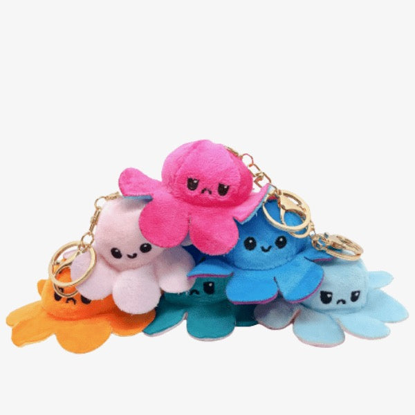 Mini Reverse Octopus key chain