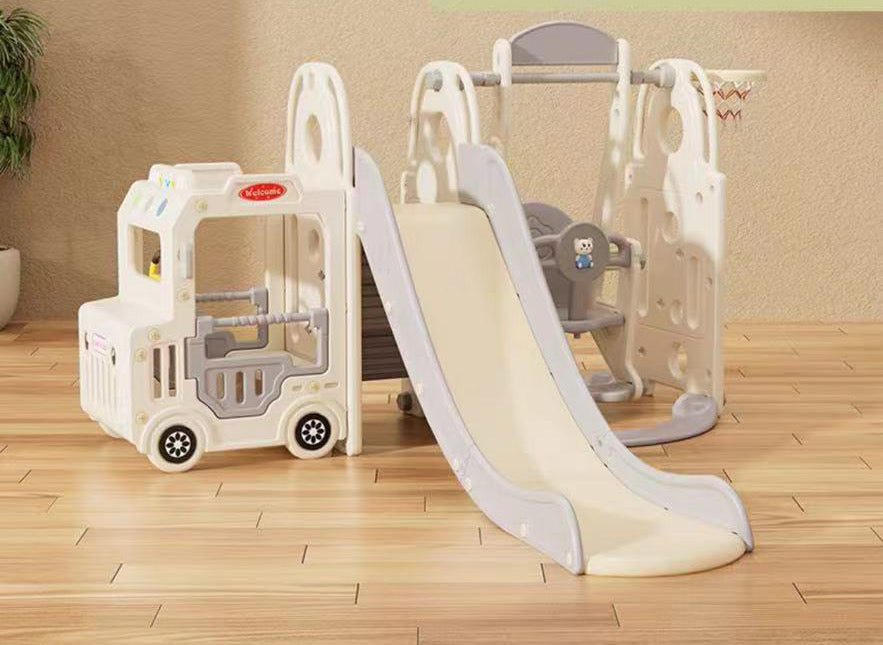 New Swing Slide Playset Neutral
