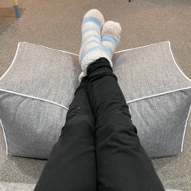 Ottoman for Outdoor bean bag