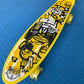 Penny Board Skateboard Yellow Graphic