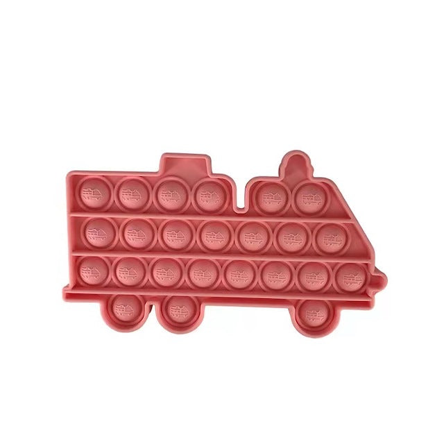 Push Pop (Popit) Fire Truck Pink