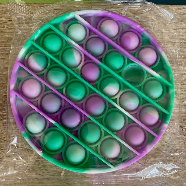 Push Pop (popit) Purple Green Circle