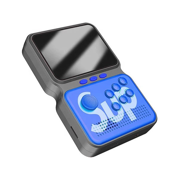 Retro Hand Held Games Console Blue