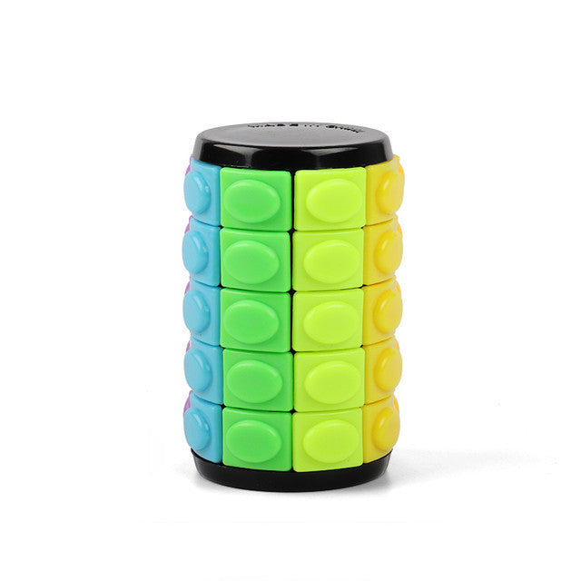 Rotate and Slide Cylinder Puzzle 5 layer