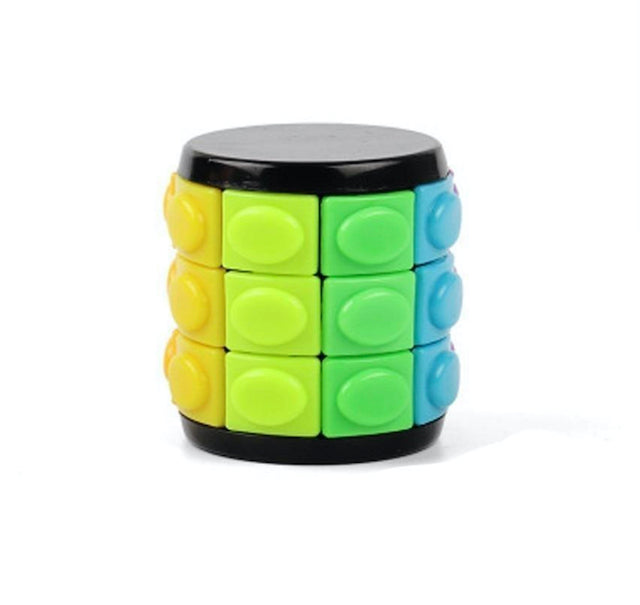 Rotate and Slide Cylinder Puzzle 3 layer