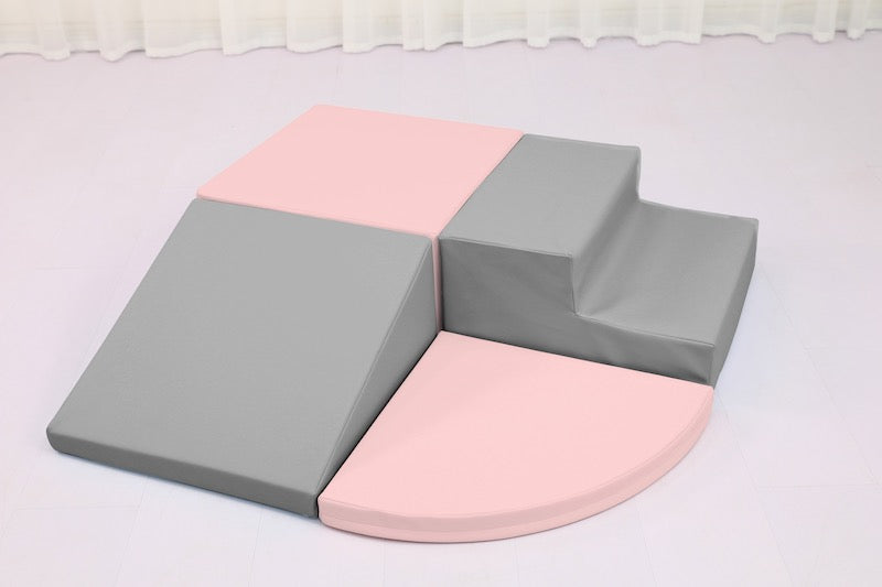 Soft Play Corner Climber pink grey