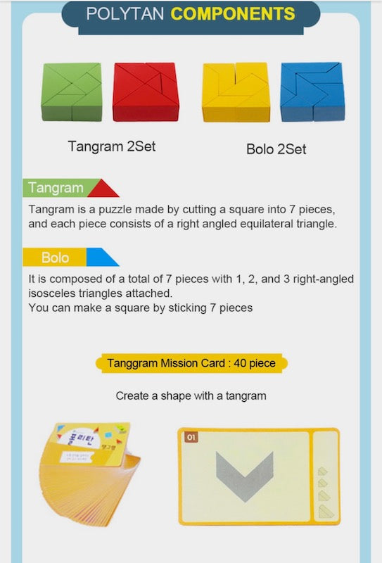 Tangram Blocks Set