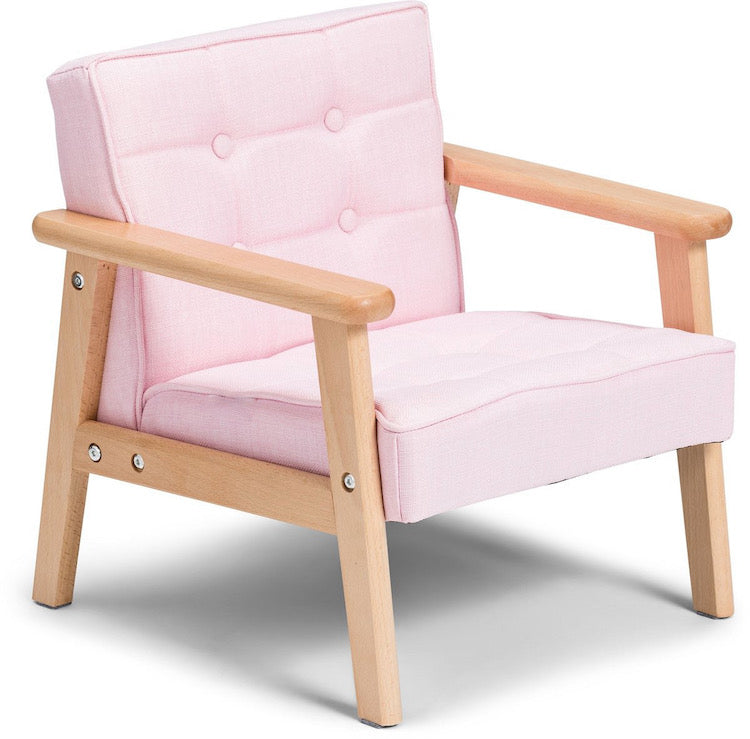 Toddler Chair PInk Fabric