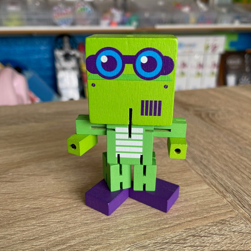 Transforming Wooden Robot