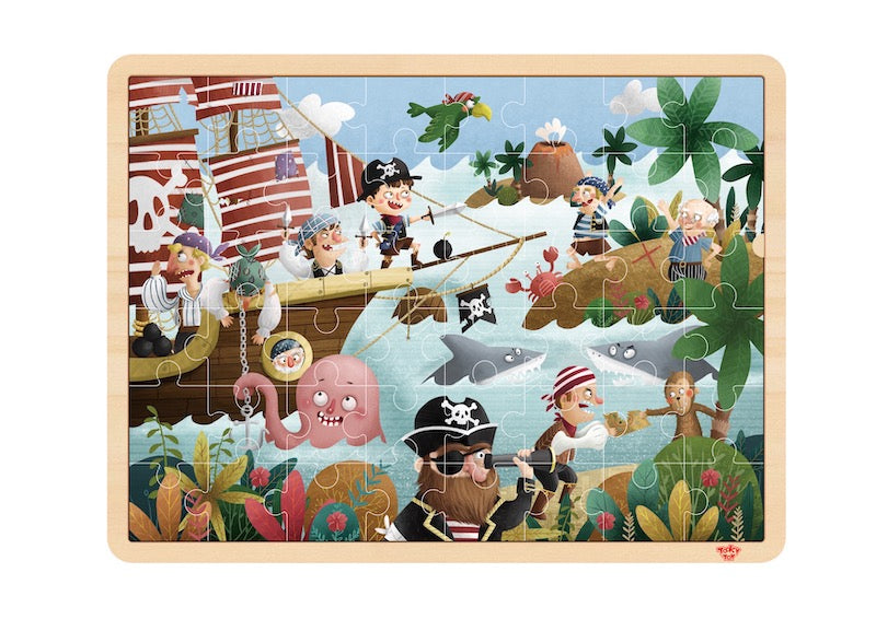 Wooden Pirate Puzzle