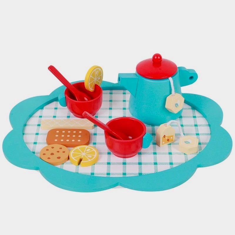 Wooden Tea Set