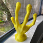 3D Printed 4 Finger Alien Hand Controller Holder Yellow
