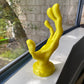 3D Printed 4 Finger Alien Hand Controller Holder Yellow