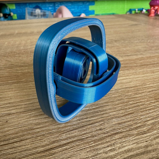 3D Printed Air Spinner Blue/Rose Gold