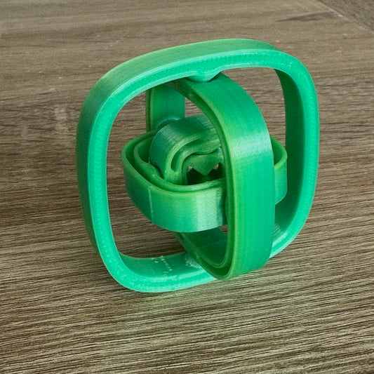3D Printed Air Spinner Green gradient
