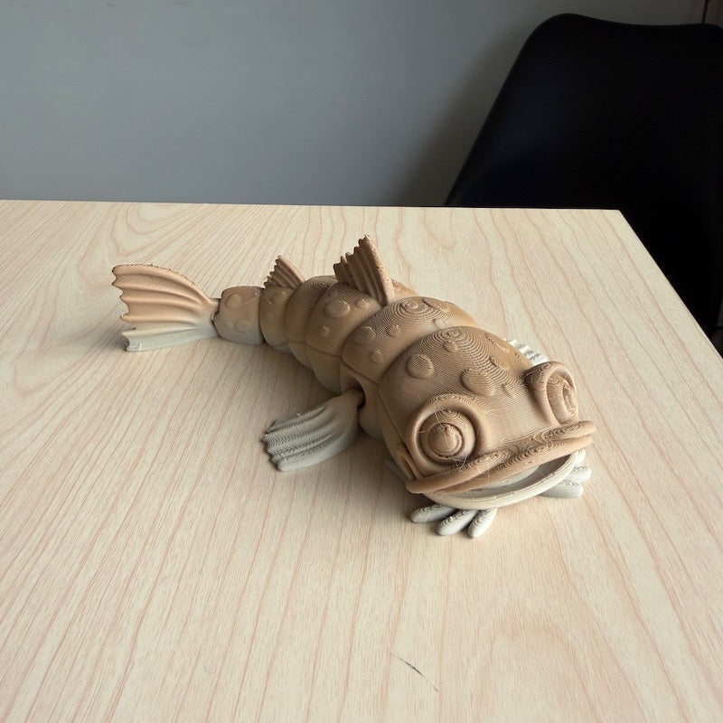3D Printed Articulated Catfish
