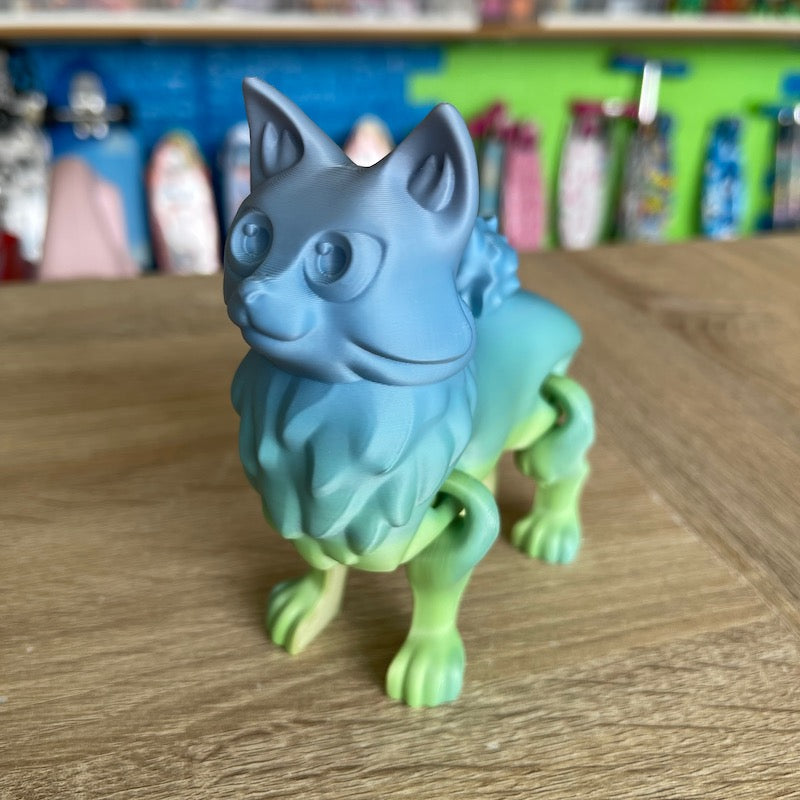 3D Printed Articulated Kitty
