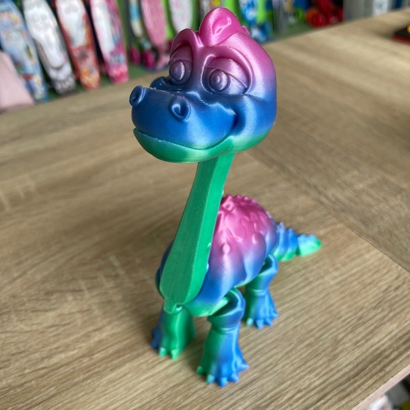 3D Printed Brachiosaurus Multicolour SILK