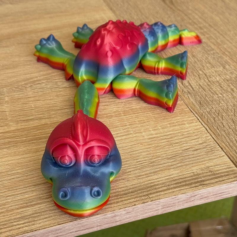 3D Printed Brachiosaurus  Rainbow Large