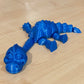 3D Printed Brachiosaurus SILK Blue