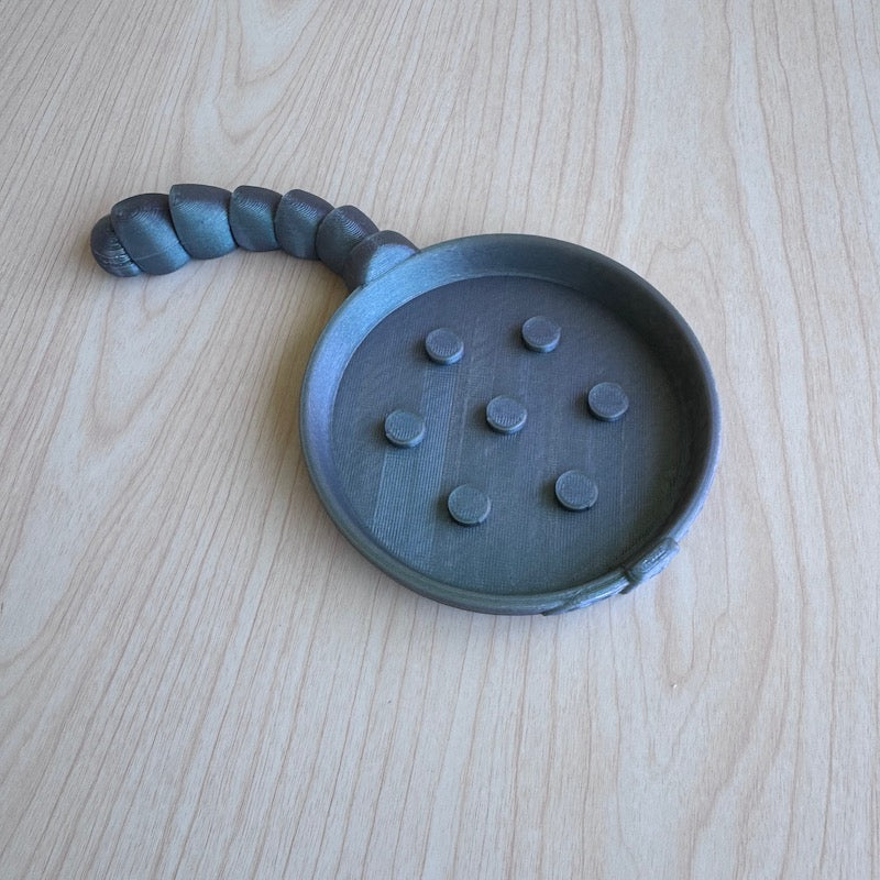 3D Printed Cat Planter Pot Starlight filament