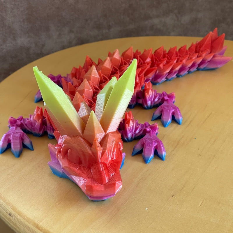 3D Printed Crystal Dragon