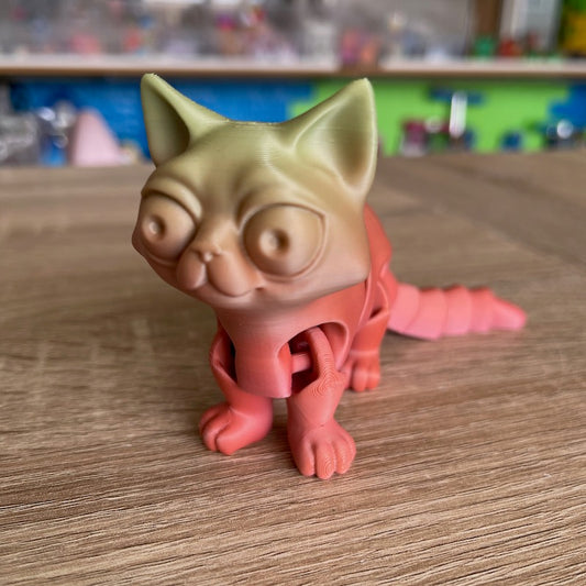 3D Printed Articulated Cat