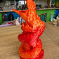 3D Printed Dice Tower Fire Red Silk