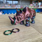3D Printed Flexi Rhino with mini ring toss