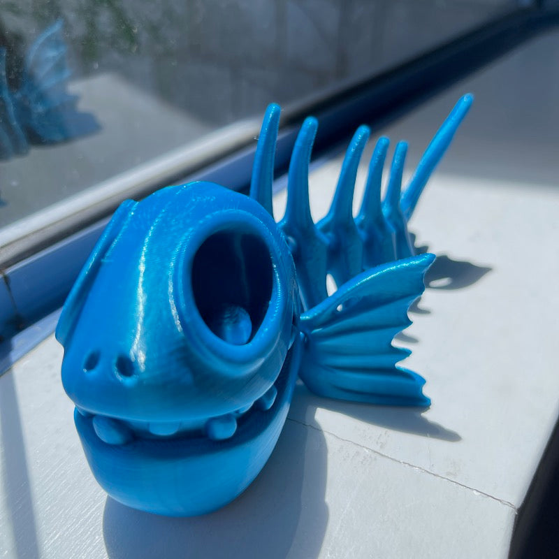 3D Printed Flexi Skeleton Fish 