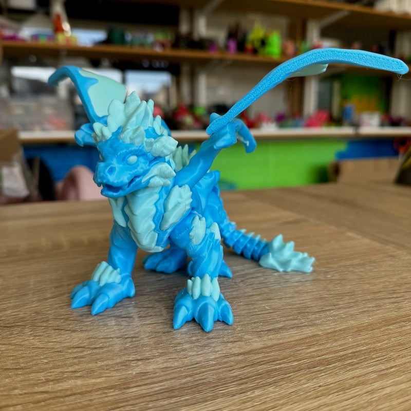 3D Printed Frosty Dragon